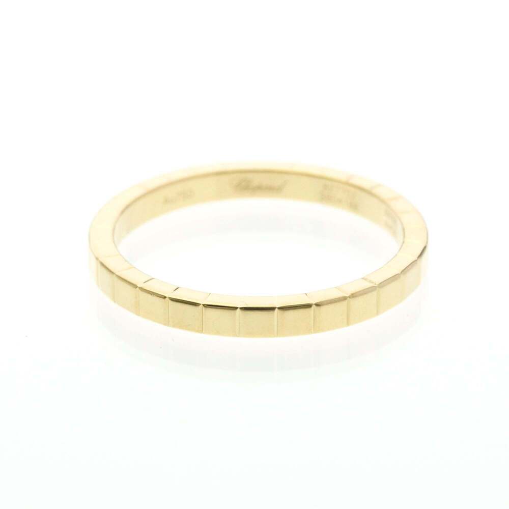 Chopard Ice Cube Ring 827702 Yellow Gold (18K) Fashion No Stone Band Ring Gold